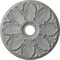 Ekena Millwork Milan Ceiling Medallion (Fits Canopies up to 4 5/8"), 24 1/2"OD x 3 1/2"ID x 1"P, Primed White CM24MI - alternate 1